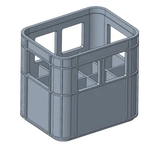beer crate style battery case