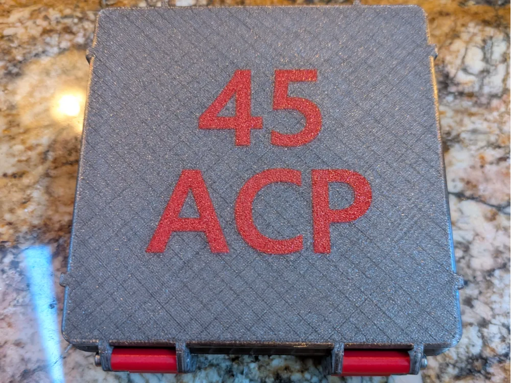 45 ACP 100rnd Ammo Box - Free 3D Print Model - MakerWorld