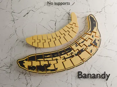 Banandy - flexi banana inspired by A. Warhol [AMS]