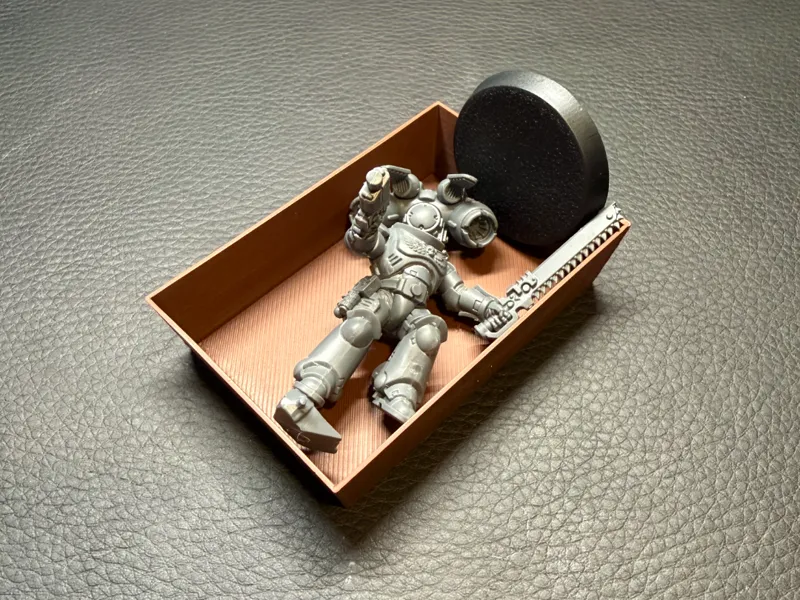 Simple stackable small parts tray, multiple sizes.