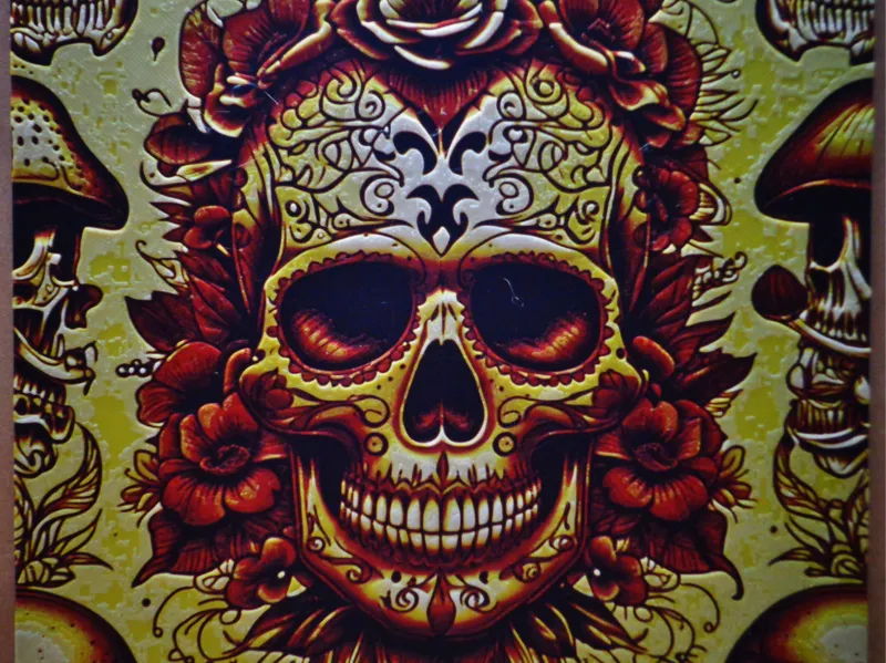 Hueforge Mushroom Sugar Skull