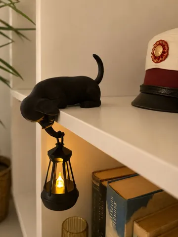 Accesorio de iluminación decorativa: Sleepy Dog Lantern — vista de referencia 4