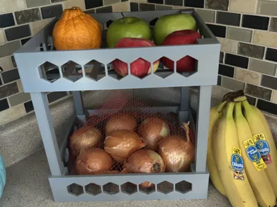 Kitchen Storage Basket (250mm W 210mm D ~260mm H)