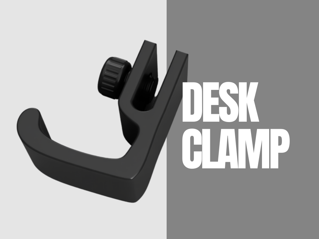 Desk clamp with hook