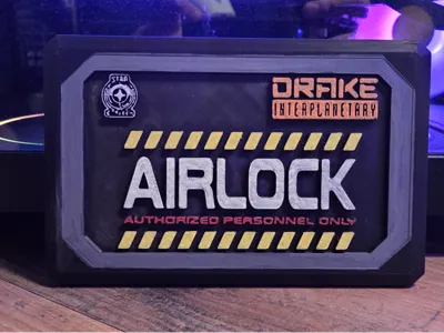 Star Citizen AIRLOCK Sign DRAKE Inspired