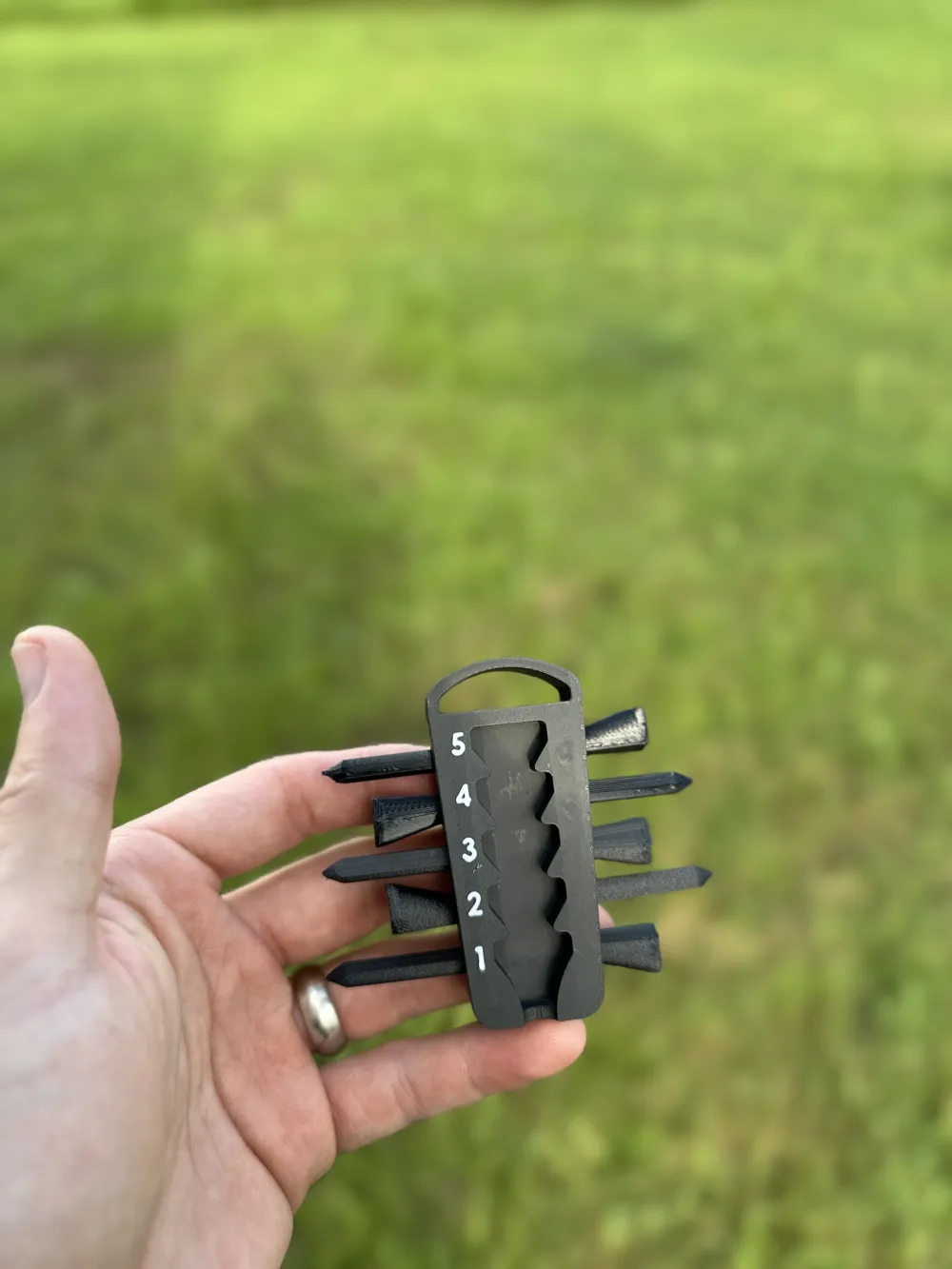 Golf Tee Height Gauge Elevator by Somusgrove MakerWorld Download Free