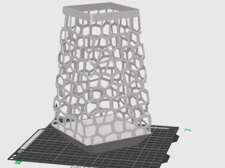 Square Trash Bin