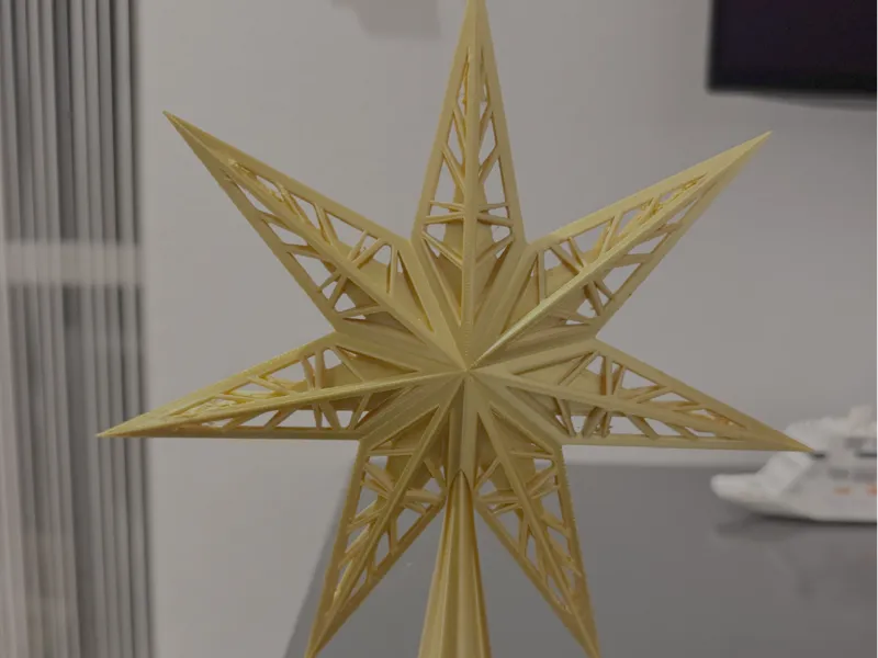 7 points Christmas star