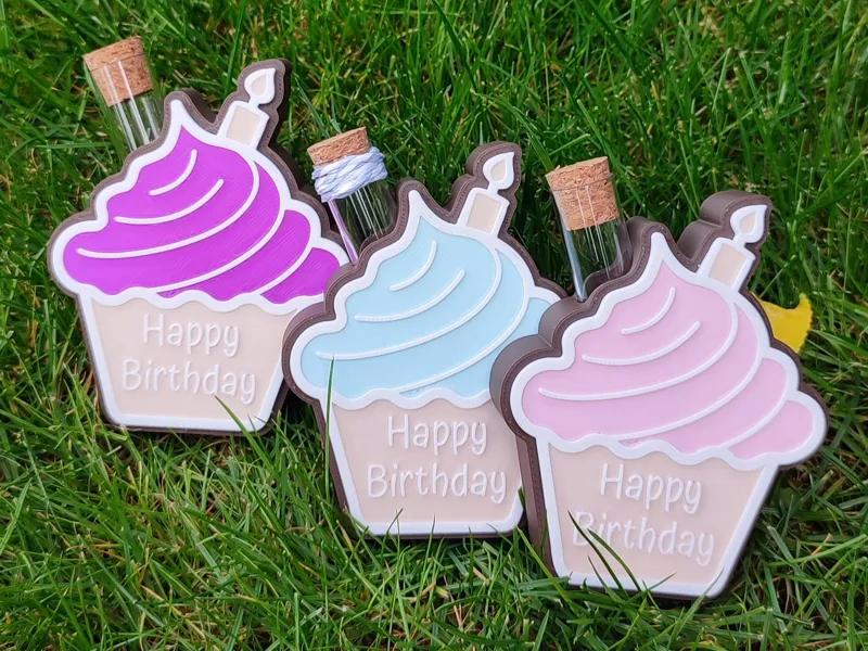 Happy Birthday Cup Cake - Wunscherfüller