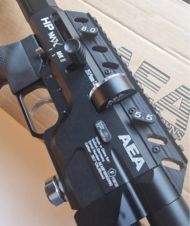 AEA HP max mk2 dovetail to picatinny V2