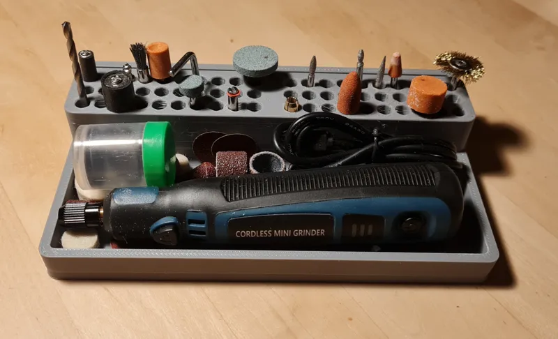 Simple Organizer for small rotary too / grinder