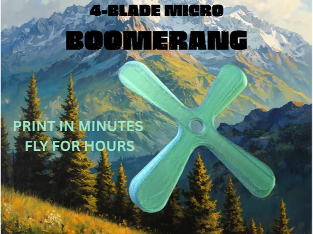 Micro Boomerang – Indoor & Outdoor