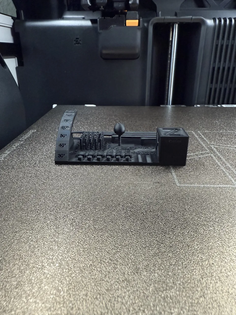 Ultimate 3D printer calibration and test block view 2