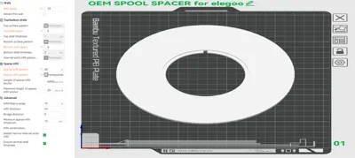 elegoo spacer for bambu spool