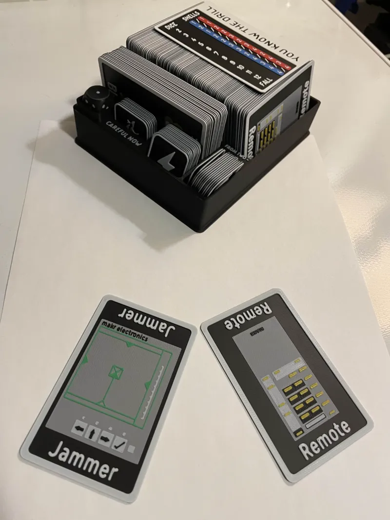 Jammer/Remote Cards and Case for Buckshot Roulette