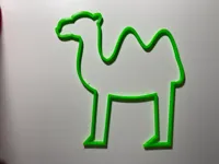 Emporte-pièce chameau (biscuit de l'Épiphanie) — photo 1