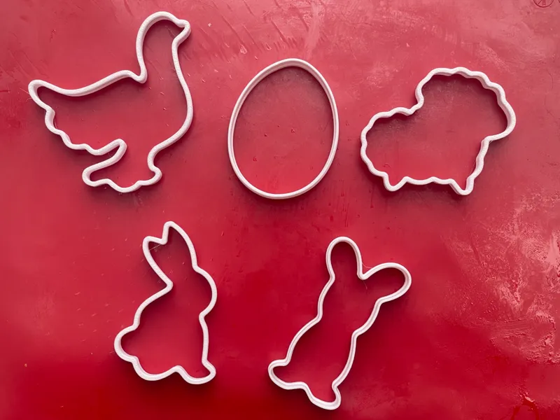 Easter cookie cutters
