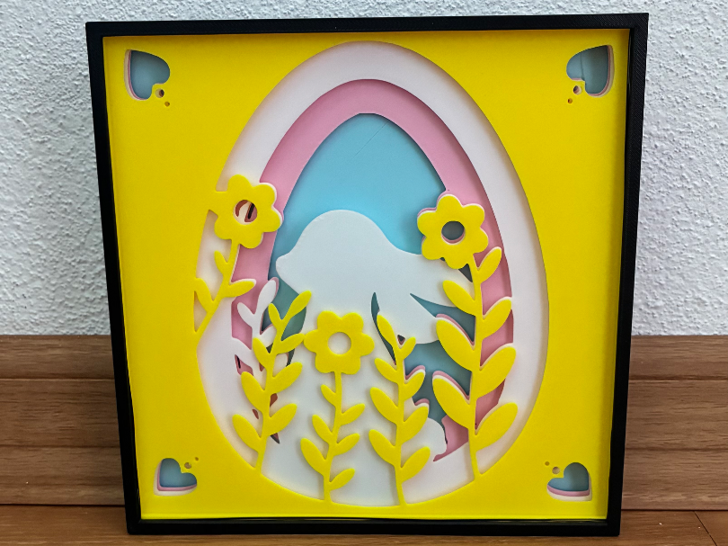 Easter shadow box 