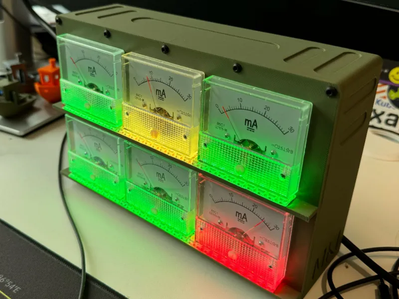 Analog Dials Display