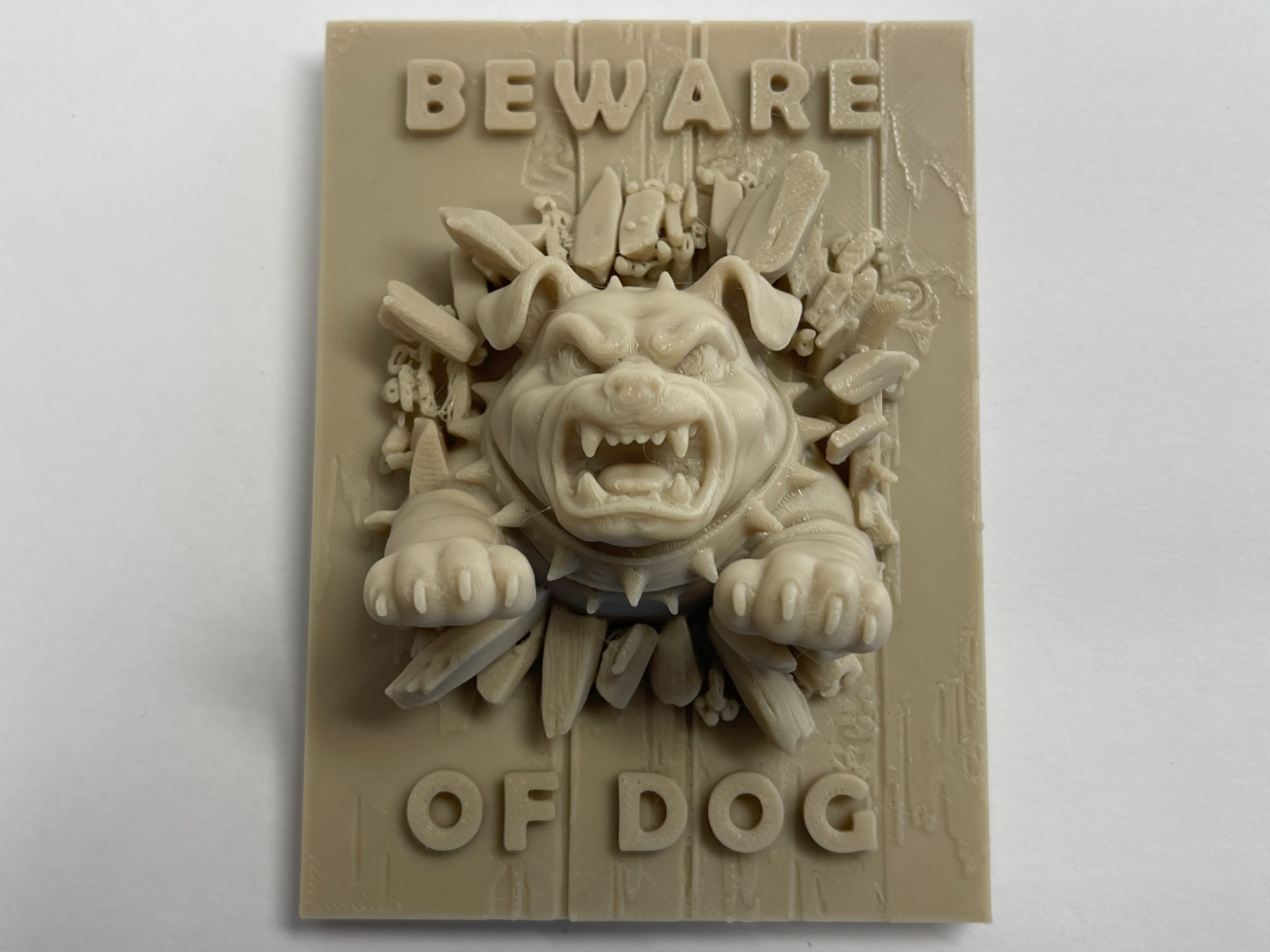 Beware of Vicious Pets and More - Dog - Bull Dog