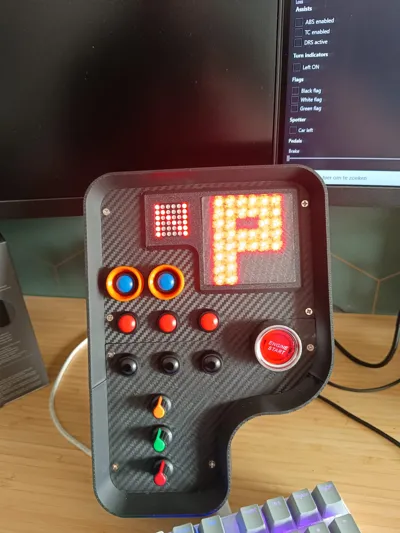 sim racing buttonbox - Free 3D Print Model - MakerWorld
