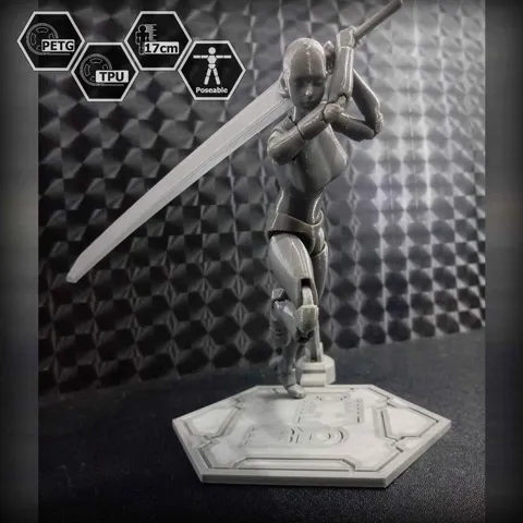 1/10 Scale TPU Joint Action Figure E.V.A 02 view 3