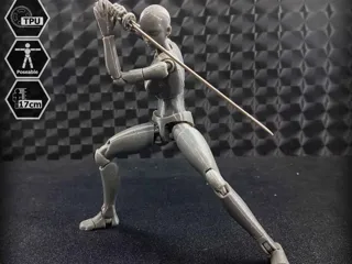1/10 Scale TPU Joint Action Figure E.V.A 02
