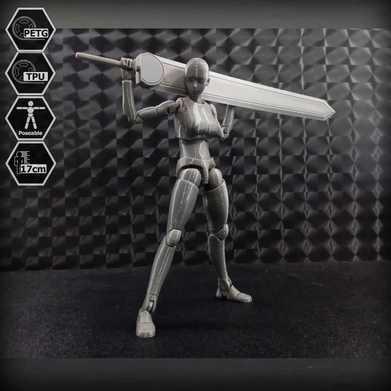 1/10 Scale TPU Joint Action Figure E.V.A 02 view 2