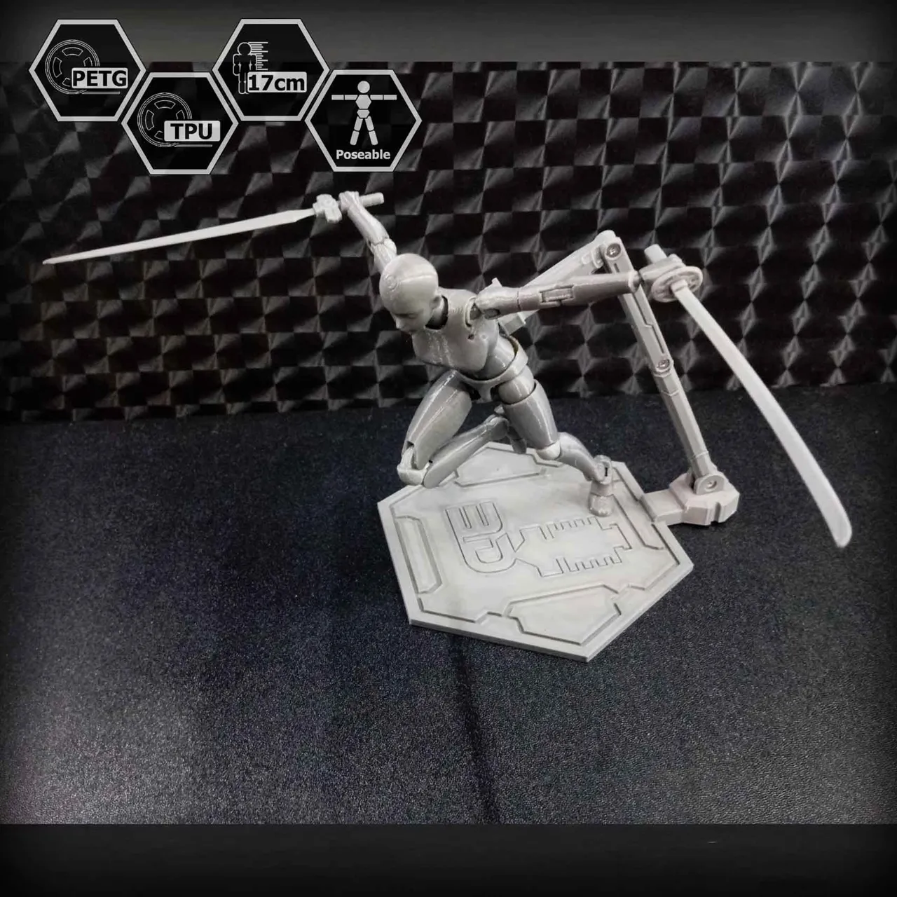 1/10 Scale TPU Joint Action Figure E.V.A 02 view 4