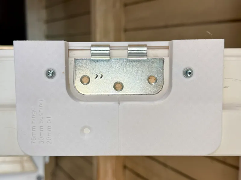 Door hinge router jig