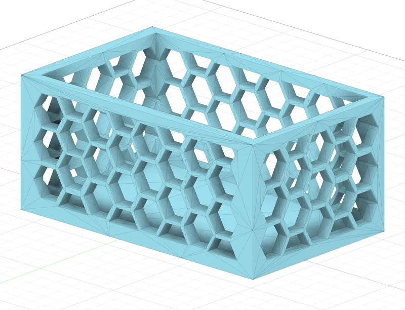 Honeycomb box all sides