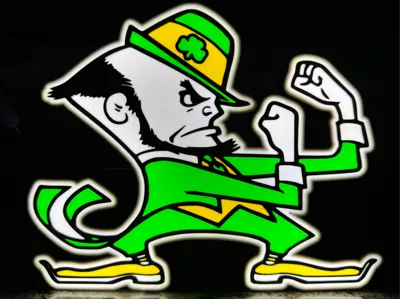 Notre Dame Fighting Irish Lightbox Light box