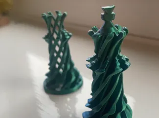 KING CHESS PIECE PASTHROUGH CONE