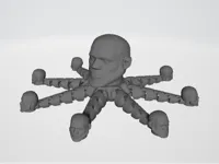 0.2mm layer, 2 walls, 15% infill, Supports for head.
