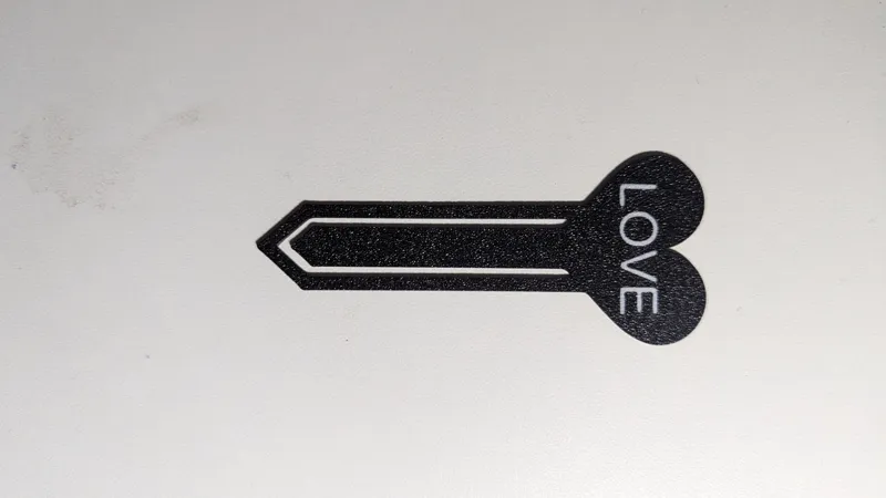 Heart Bookmark - Valentine's Day