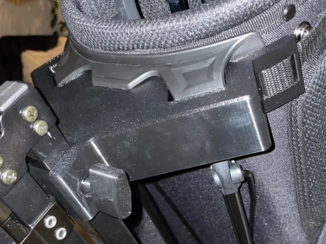 Golfbag-Golf trolley adapter
