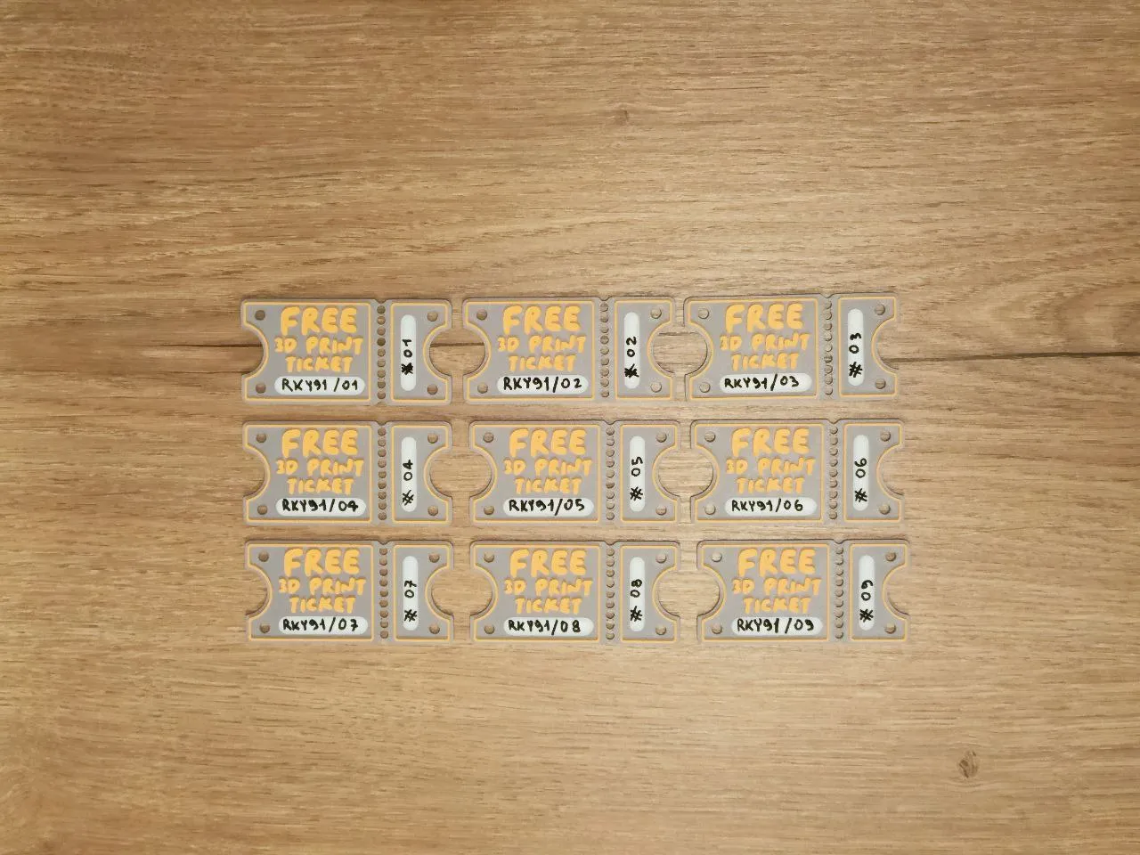 Free 3D Print Tickets view 4