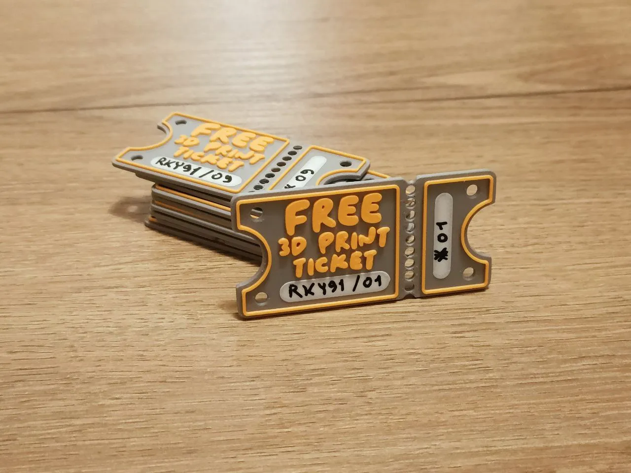 Free 3D Print Tickets view 3