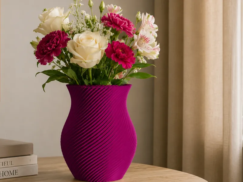 Twisted Bloom Vase