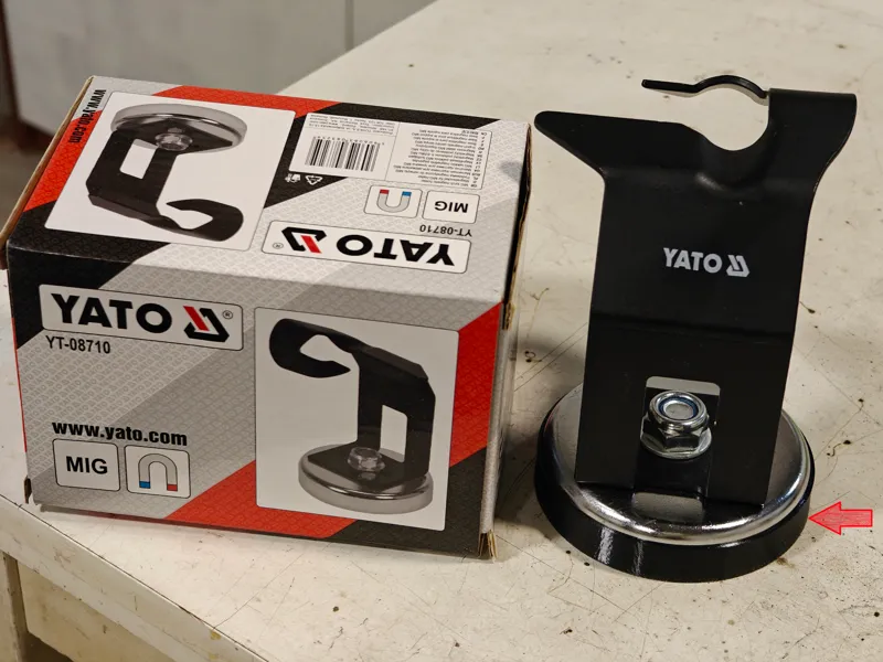 YATO MIG/MAG torch magnetic stand pad
