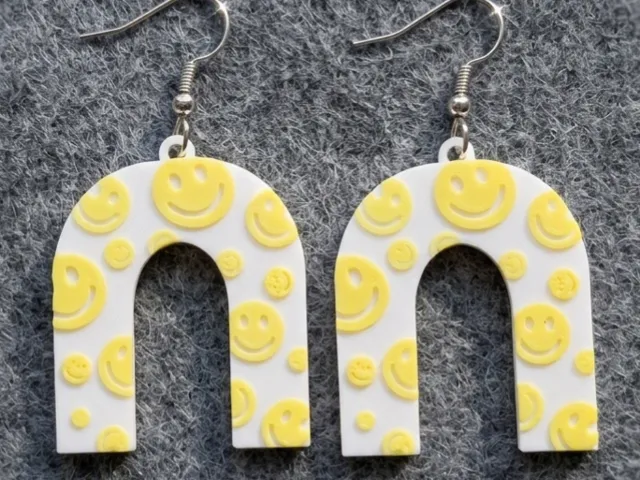 Smiley Arch Earrings