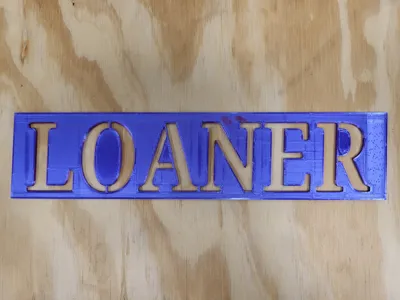 Loaner stencil