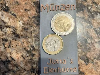 Jutta´s Eierhütte Münzen