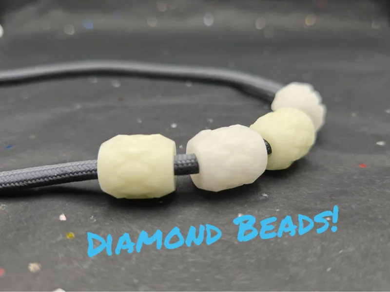 Diamond Pattern Lanyard Beads