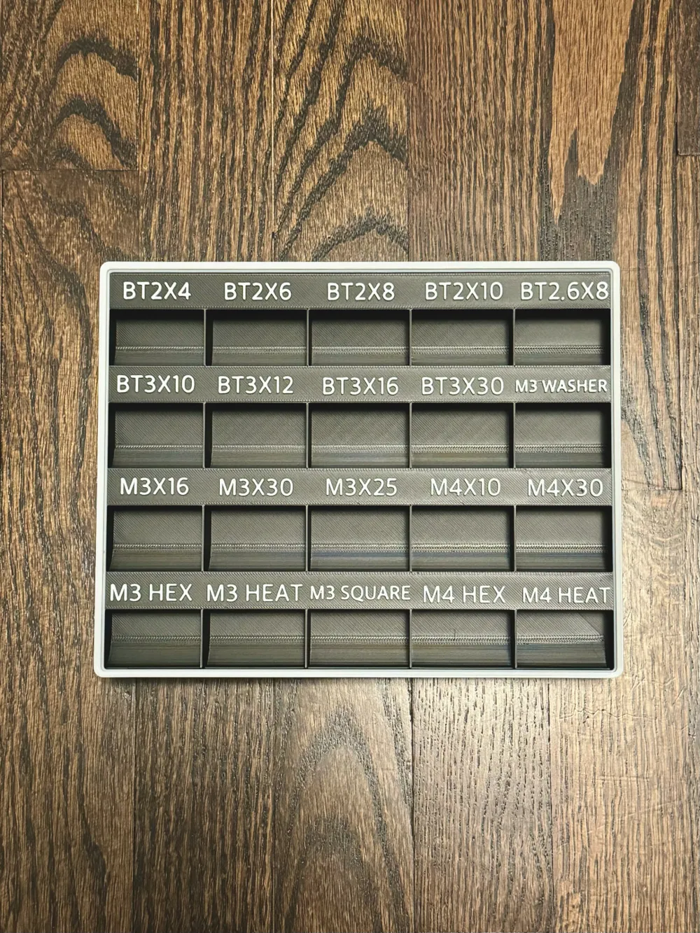 Bambu Lab Fastener Kit + Gridfinity Hardware Tray by NoThanksBrandon ...