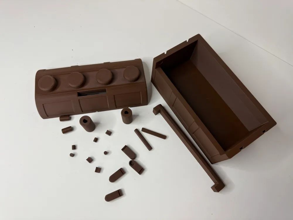 Big Brick Chest 500% no support - Free 3D Print Model - MakerWorld