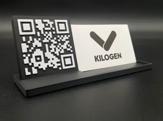 QR Code Business Card Dock (Customizable)