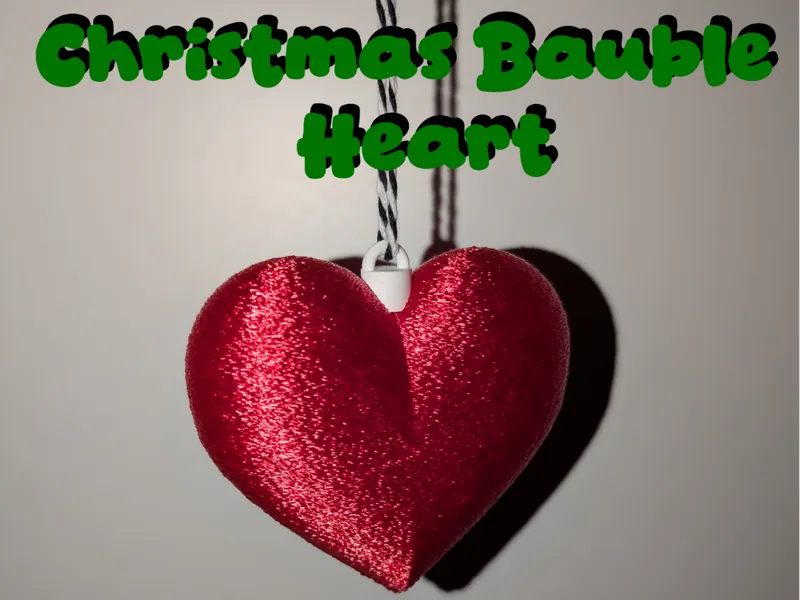 Christmas Bauble / Christmas Ornament Heart