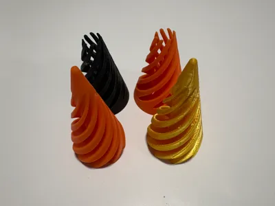 Spiral fidget Cone