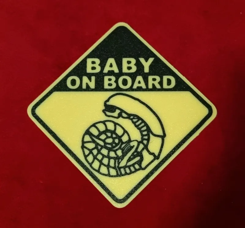Baby on board - Alien Car Shield